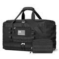ETRONIK Gym Bag for Men Women, Carry on Luggage 22x14x9 Airline Approved, Tactical Travel Duffle Bag with Toiletry Bag and Shoe Compartment, Weekender Overnight with Wet Pocket for Workout, Black