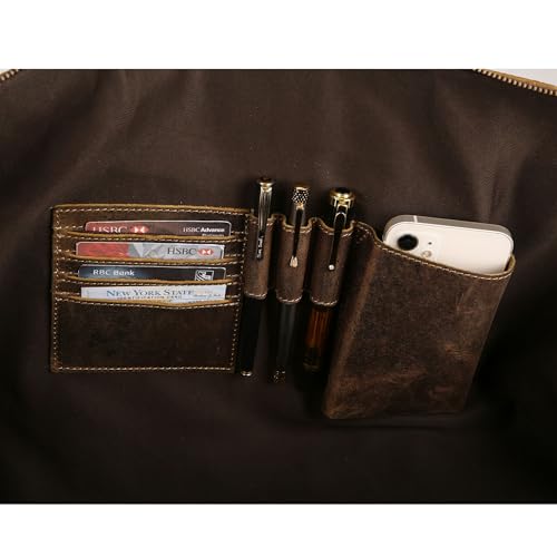 Leather Travel Duffle Bags for Men and Women cabin friendly Weekend Bag Sports Gym airplane carry on overnight duffel