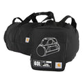 Carhartt Classic Round Duffel with Utility Pouch, Heavy-Duty, Water-Resistant Packable Gear Bag for Jobsite, Gym, and Travel, Black, 60L