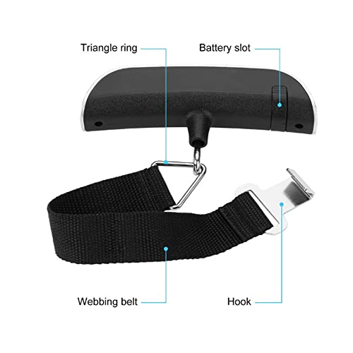 Luggage Scale, Easy to Carry, Small in Size, Suitable for Carrying, 110 pounds, Will be a Popular Luggage Scale in The Future (1), 5.9x4.2x1.49inches