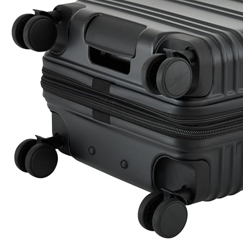 Scotch & Soda Rotterdam Expandable Hardside Luggage, Black, 22" Carry-On