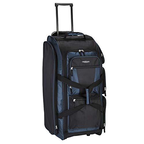 Travelers Club 30" Xpedition Rolling Duffel Bag, Rivera Blue