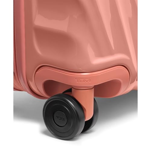 TUMI - 19 Degree Expandable Carry-On - 4-Wheeled Hard Shell Suitcase - 21.8" X 14.0" X 9.0" - Pink Clay