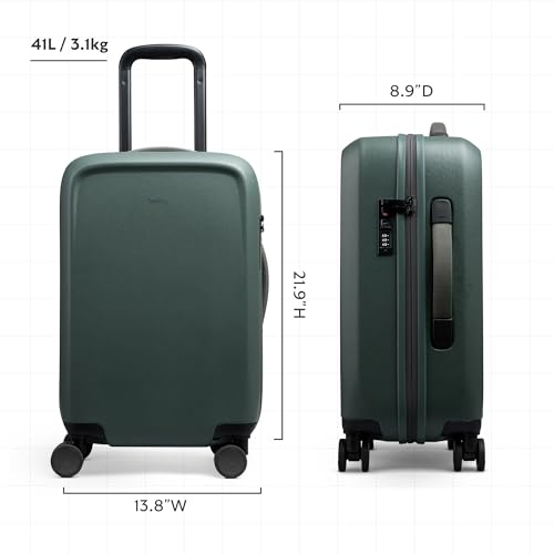 Bellroy Transit Carry-On (41L carry-on luggage, with hard shell and removable packing cells) - Everglade