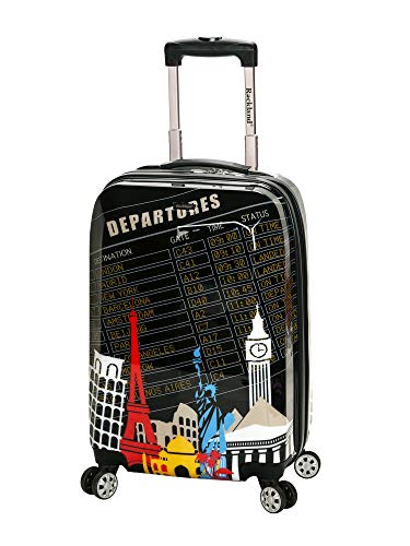 Rockland Departure Hardside Spinner Wheel Luggage, Carry-On 20", Departure