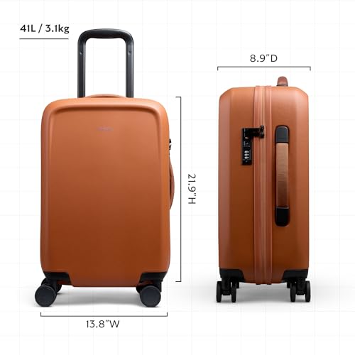 Bellroy Transit Carry-On (41L carry-on luggage, with hard shell and removable packing cells) - Bronze