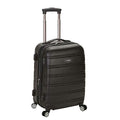 Rockland Melbourne Hardside Expandable Spinner Wheel Luggage, Carry-On 20", Black