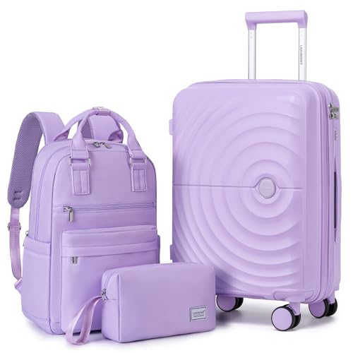 LARVENDER LAVENDER BT carry-on luggage set for 22x14x9 carry-on luggage