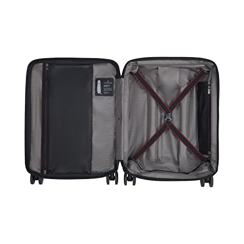 Victorinox Spectra 3.0 Frequent Flyer Plus Carry-On - Modern Hardside Carry-On Luggage - Rolling Suitcase with Spinner Wheels - Holds Travel Accessories - 45 Liters, Red