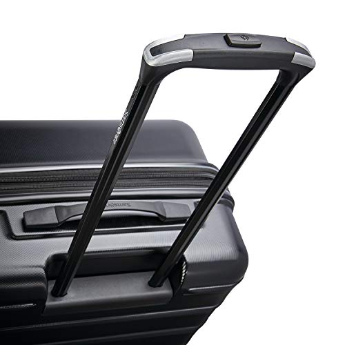 Samsonite Omni 2 Domestic Carry-On Luggage - 22x14x9 Airline-Approved - Features Expandable Polycarbonate Shell, 360° Wheels, TSA Lock - Amazon Exclusive -Midnight Black