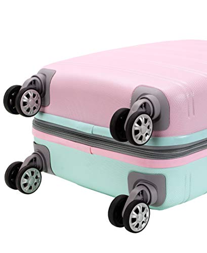 Rockland Melbourne Hardside Expandable Spinner Wheel Luggage, Carry-On 20", Mint