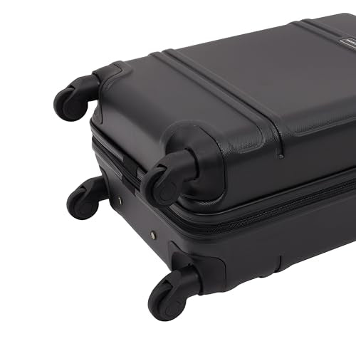Travelers Club Skyline 22" Carry-On Spinner Luggage, Black