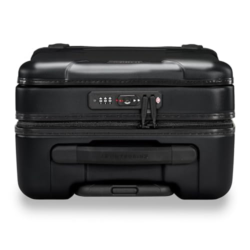 Briggs & Riley Domestic 22" Carry On Spinner - Luggage for Travel, Suitcases with Wheels, Hardside Rolling Bag for Men & Women, Self-Repairing Zipper - Torq Collection, Stealth Black