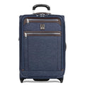 Travelpro Platinum Elite Softside Expandable Carry on Luggage, 2 Wheel Upright Suitcase, USB Port, Men and Women, True Navy, Carry On 22-Inch
