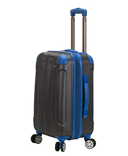 Rockland London Hardside Spinner Wheel Luggage, Carry-On 20", Two Tone Grey