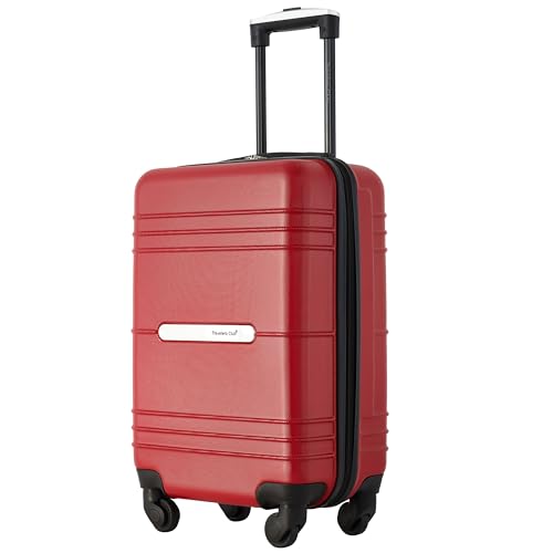 Travelers Club 22" Richmond Spinner Carry-On Luggage, Red
