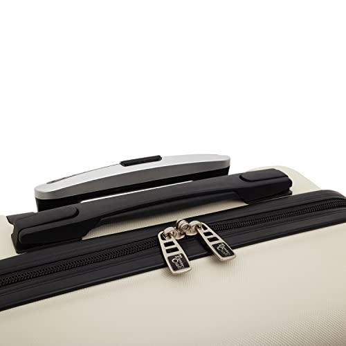 Travelers Club 22" Richmond Spinner Carry-On Luggage, Bone