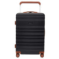 Travelers Club 2PC or 20" Navigate Luggage Set, Black, 20" Carry-On