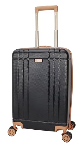 Dockers Hooper Hardside Expandable 8-Wheel Spinner Travel Carry On Luggage, 20-Inch, Black