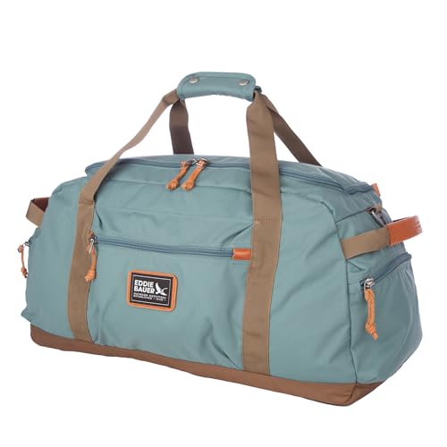 Eddie Bauer Bygone Duffel | Travel | Weekend Bag | Lightweight | Durable | 45L | Rugged Polyester/Nylon | U-Shaped Main Compartment | Black