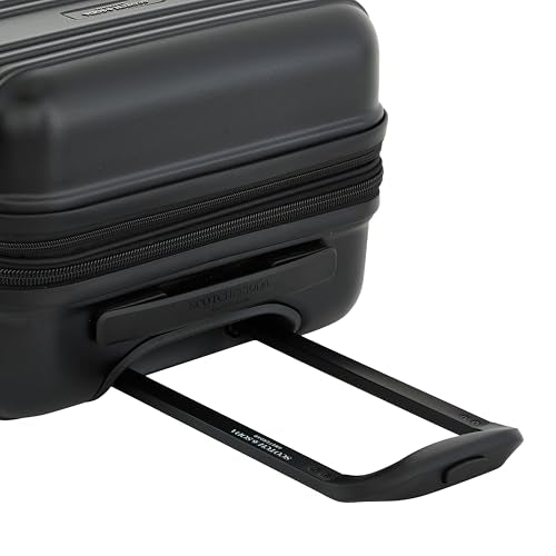 Scotch & Soda Rotterdam Expandable Hardside Luggage, Black, 22" Carry-On