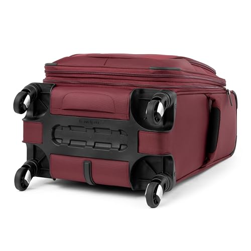 Travelpro Maxlite 5 Softside Expandable Luggage with 4 Spinner Wheels, Lightweight Suitcase, Men and Women, Burgundy, Carry-on 21-Inch