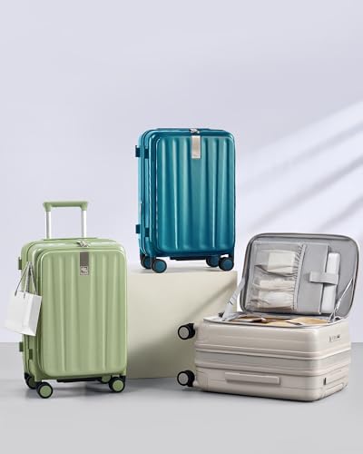 Hanke Top Opening Carry-On - Expandable 16 Inch Airline Approved Spinner