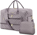 Travel Duffle Bag Weekender for Women - Carry-On Overnight Bag Personal Item Bag with Shoe Compartment & Wet Pocket Large Weekend Tote Bags with Toiletry Bag Hospital Bags for Labor and Delivery
