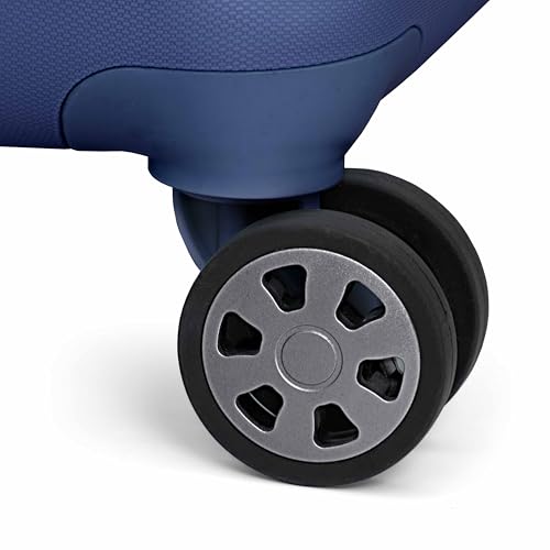 Traveler's Choice Pagosa Hardshell Expandable Luggage with Spinner Wheels, Navy, 22-Inch Carry-on