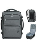 WANDF Travel Backpack For Spirit Airlines Personal Item Bag 18x14x8 with Wet Pocket, 17 Inch Laptop Backpack for Men Women（Grey）