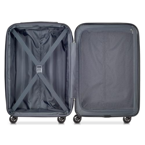 DELSEY PARIS Helium Aero Hardside Expandable Luggage with Spinner Wheels, Blue Cobalt, Carry-On Plus 21 Inch
