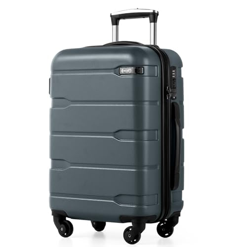 Coolife Teal hardside carry-on for 22x14x9 carry-on luggage