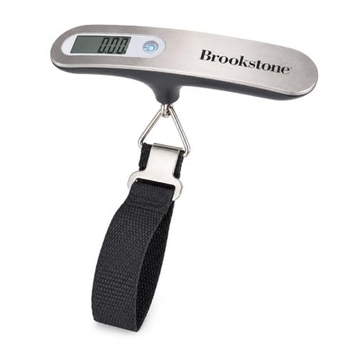 Brookstone Digital Luggage Scale, Compact Handheld, Portable