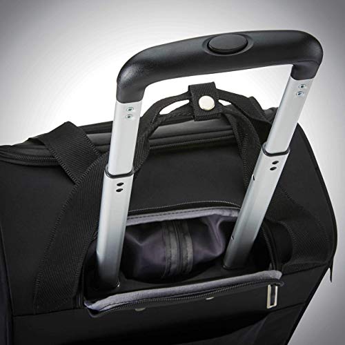 Samsonite Underseat Carry-On Spinner With USB Port, Jet Black, One Size