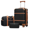 LONG VACATION Carry On Luggage Set 3 Piece, 20 Inch ABS+PC Hardshell Carry on Suitcase with Spinner Wheels TSA Lock & YKK Zipper