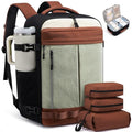 LOVEVOOK 40L Travel Backpack for Women Men, Airline Approved Carry On Luggage with 3 Cubes Accessories, TSA Personal Item Travel Cruise Essentials, Waterproof Weekender Overnight Bags fits 17" Laptop