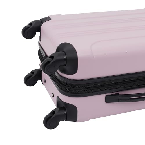 Travelers Club Chicago Hardside Expandable Spinner Luggage, Lilac, 22" Carry-On