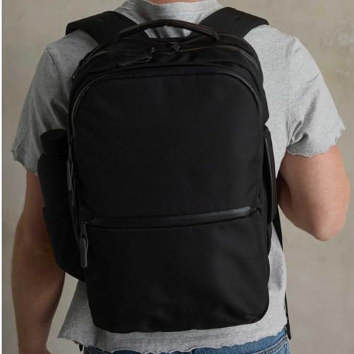 Timbuk2 Relo 25L Personal Item Backpack — Flight Approved Carry On, Clamshell, Laptop Sleeve, Waterproof Zippers, Underseat Bag, Fits 15" Laptop, Women & Men, Black