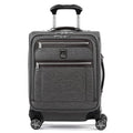 Travelpro Platinum Elite Softside Expandable Carry on Luggage, 8 Wheel Spinner Suitcase, USB Port, Men and Women, International, Vintage Grey, Carry On 19-Inch