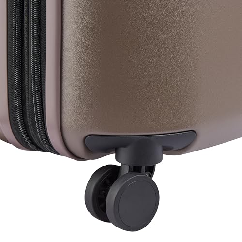 florence by mills Catch Flights Hardside Expandable Luggage with Spinner Wheels, Chestnut, Carry-On 20 Inch