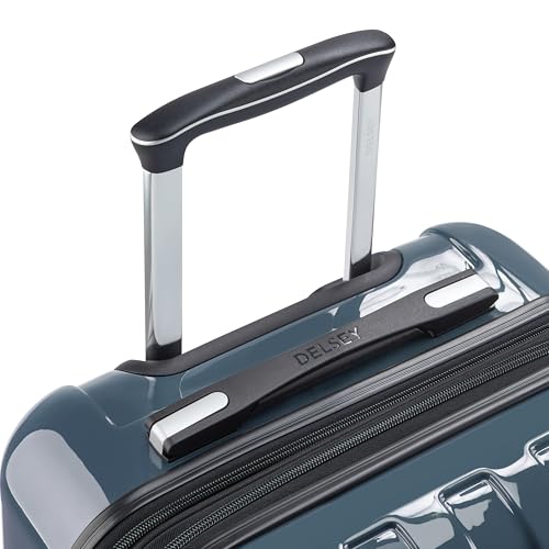 DELSEY PARIS Helium Aero Hardside Expandable Luggage with Spinner Wheels, Orion Blue, Carry-On Plus 21 Inch