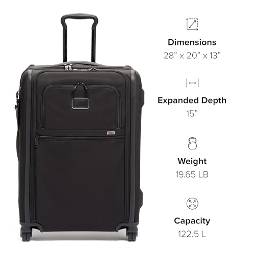 TUMI Alpha 3 Short Trip Expandable 4 Wheeled Packing Case Black One Size