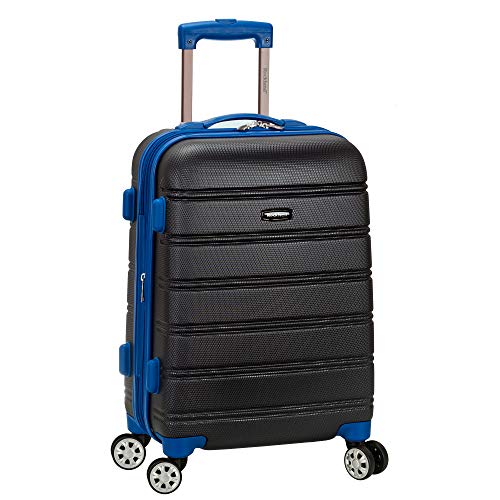 Rockland Melbourne Hardside Expandable Spinner Wheel Luggage, Carry-On 20", Grey