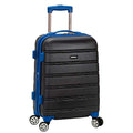 Rockland Melbourne Hardside Expandable Spinner Wheel Luggage, Carry-On 20", Grey