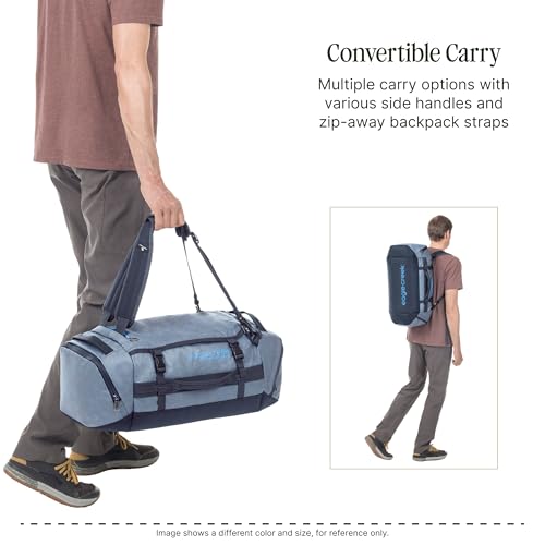 Eagle Creek Cargo Hauler Duffel Bag - Carry-On Duffel Bag for Travel - Easy Access Compartments - Lockable Zipper Opening - Water Resistant - Duck Green - 60L