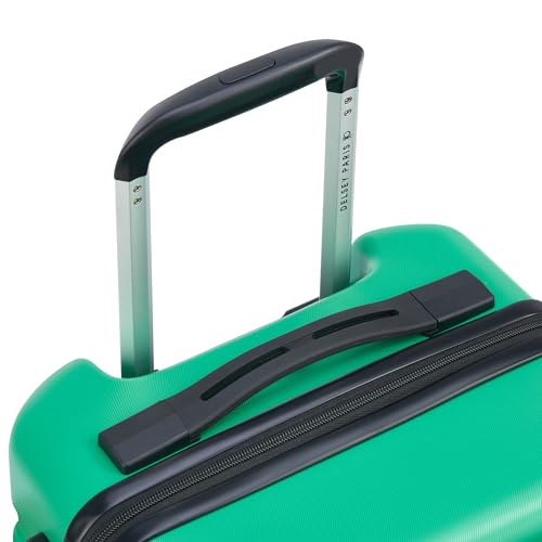 United Colors of Benetton Now! Hardside Luggage with Spinner Wheels, Green, Carry-On 19 Inch