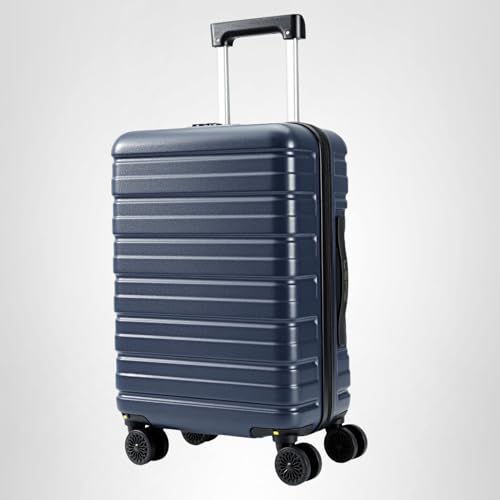 Lekesky 16 Inch Underseat Carry On Luggage Airline Approved, Hard Shell Suitcase with TSA Lock, Lightweight Spinner Wheels Durable ABS Compact Carry-On for Travel Weekend Trips Men Women, Blue