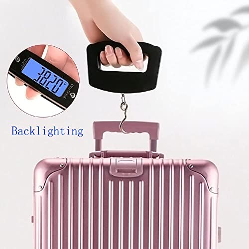 Luggage Scale, Large Handle, Electronic Luggage Scale, High Precision Carrying, 110lbs/50kg, Hook Rotates 360°, Travel Airport Checked Luggage Baggage, Avoid Extra Charges for Your Over Weight