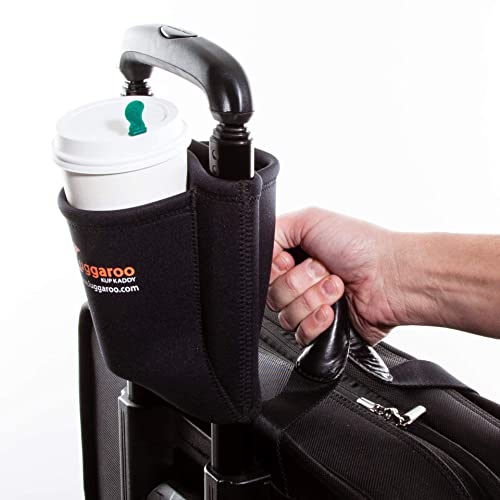 Luggaroo Kup Kaddy - The Original Premium Carry On Luggage Cup Holder - Travel Accessory for Air Travelers - Securely Transport Coffee to Go Cups, Plastic or Glass Bottles, Cans, Snacks, Smartphones