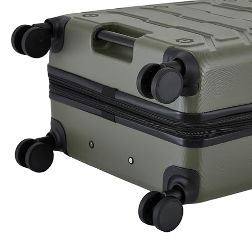 Wrangler ATG Trailway Expandable Hardside Luggage, Winter Moss, 22" Carry-On
